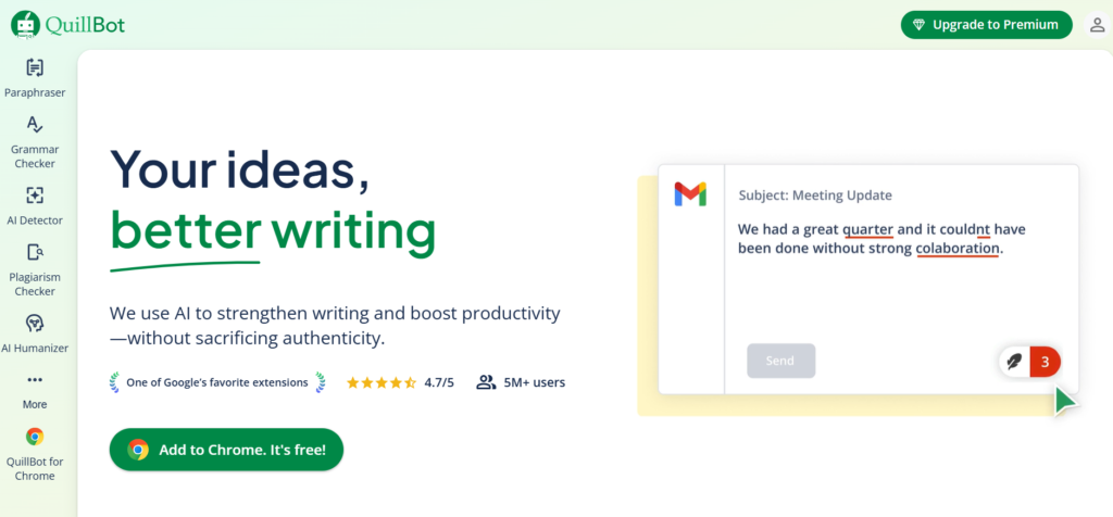 QuillBot AI rewriting tool for beginners
